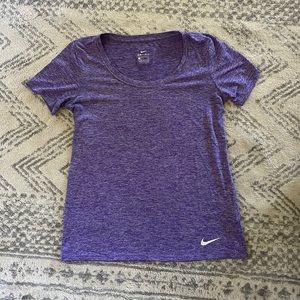 Nike brand, light purple, dry fit teeshirt, size small